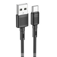Кабель USB HOCO X83 Victory USB - Type-C, 3A, 1 м, черный фото