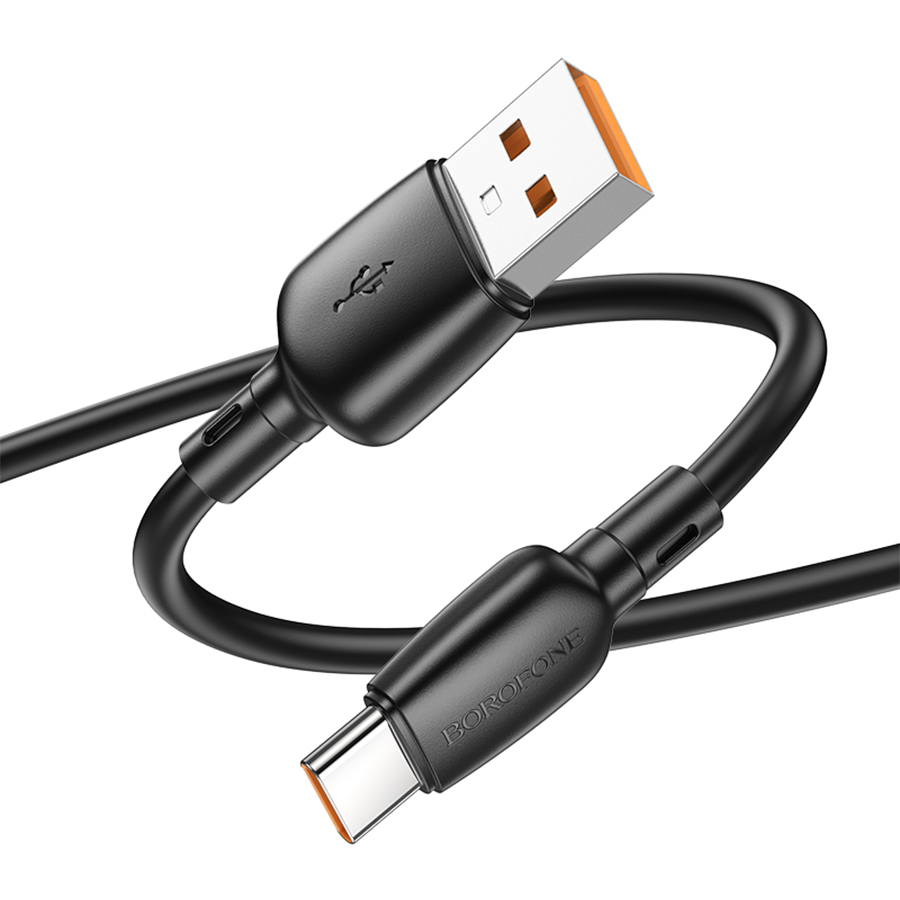 Кабель USB BOROFONE BX93 Super power USB - Type-C, 6A, 100W, 1 м, черный оптом недорого с доставкой Кабель USB BOROFONE BX93 Super power USB - Type-C, 6A, 100W, 1 м, черный фото