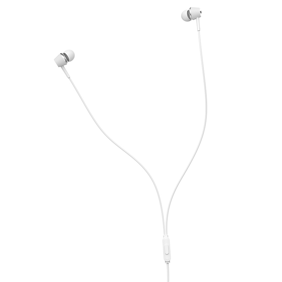 Проводные наушники HOCO M70 Graceful, Jack 3.5mm, 1.2 м, белый фото