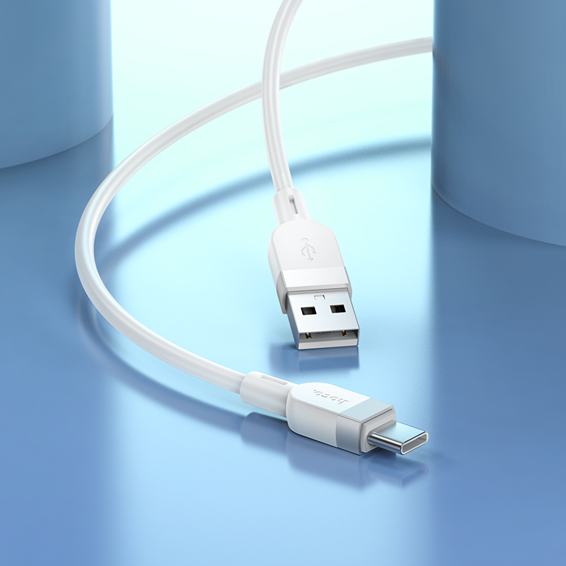 Кабель USB HOCO X109 Energy  USB - Type-C, 3A, 1 м, белый фото