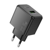 Сетевое зарядное устройство HOCO CS17A Wish 1xUSB, 2.4A, 22.5W, черный фото