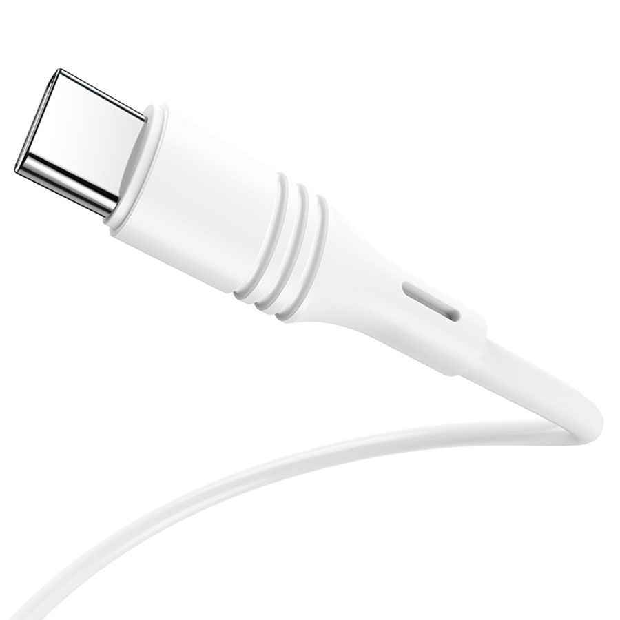Кабель USB BOROFONE BX43 CoolJoy USB - Type-C, 3A, 1 м, белый оптом недорого с доставкой Кабель USB BOROFONE BX43 CoolJoy USB - Type-C, 3A, 1 м, белый фото