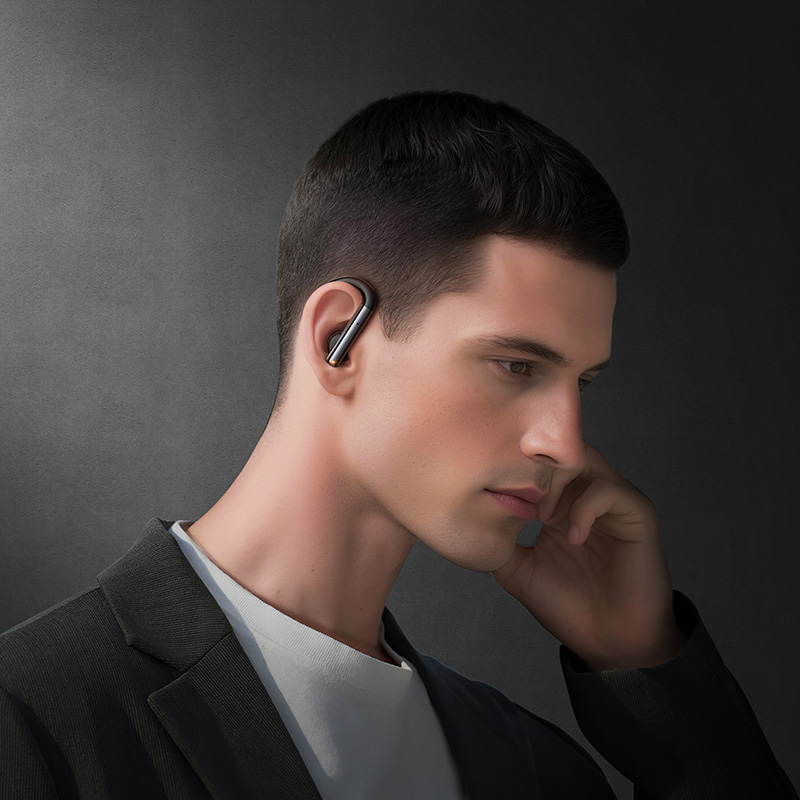 Беспроводные наушники TWS HOCO EW206 Mist, Bluetooth 6.0, черный фото