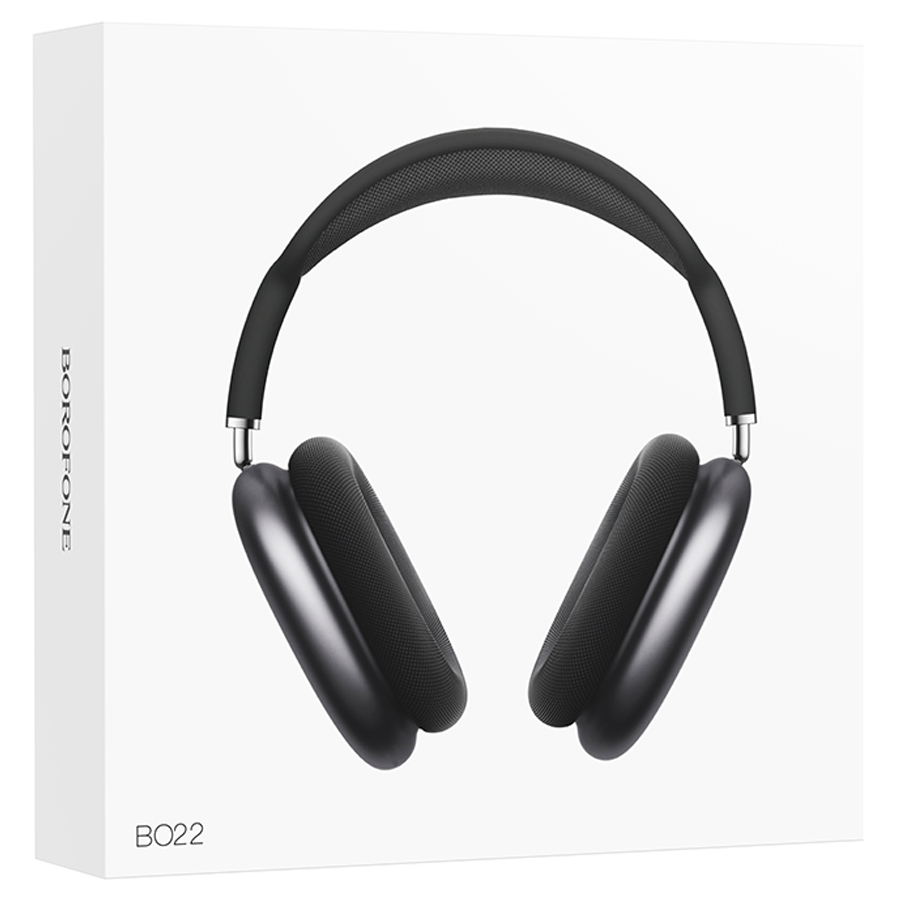 Беспроводные наушники накладные BOROFONE BO22 Elegant, Bluetooth, серый металлик фото