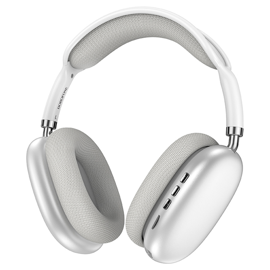 Беспроводные наушники накладные BOROFONE BO22 Elegant, Bluetooth, серебристый фото