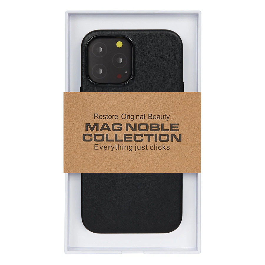Чехол Leather Case with MagSafe KZDOO Mag Noble Collection для iPhone 13 Pro 6.1", черный (7) фото