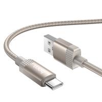 Кабель USB HOCO X117 Star USB - Type-C, 3A, 1 м, золотой фото