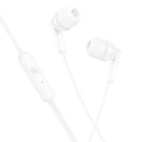 Проводные наушники HOCO M121 Bright, Jack 3.5mm, 1.2 м, белый фото