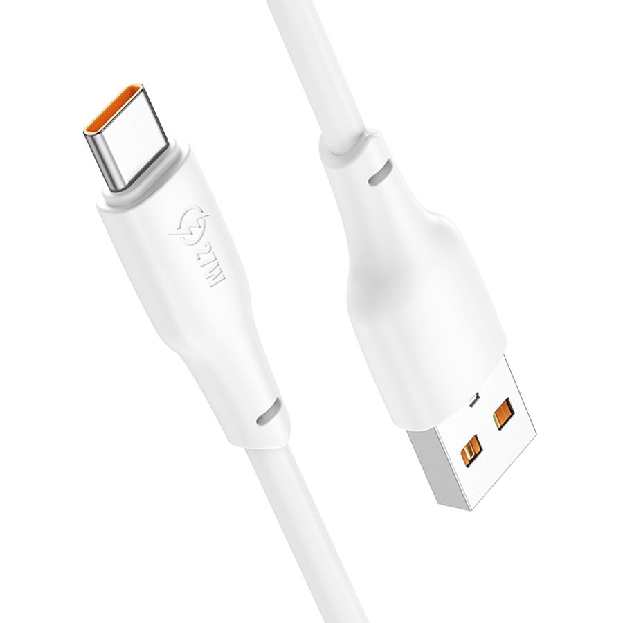 Кабель USB HOCO X93 Force USB - Type-C, 6A, 100W, 1 м, белый фото