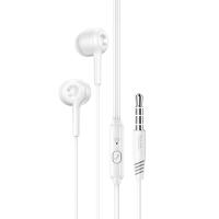 Проводные наушники HOCO M82 La musique, Jack 3.5mm, 1.2 м, белый фото
