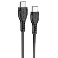 Кабель USB-C BOROFONE BX51 Triumph Type-C - Type-C, 3A, 60W, 1 м, черный фото