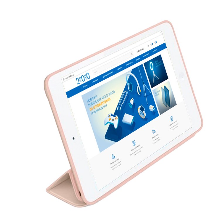 Чехол Smart Case для iPad Mini 6, песочно-розовый (17) фото