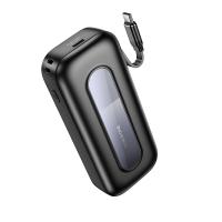 Портативный аккумулятор BOROFONE BJ74 Hermoso, встроенный кабель Type-C, 20W, 10000 мА⋅ч, черный фото