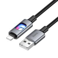 Кабель USB HOCO U144 Charging USB - Lightning, 2.4А, 1.2 м, черный фото