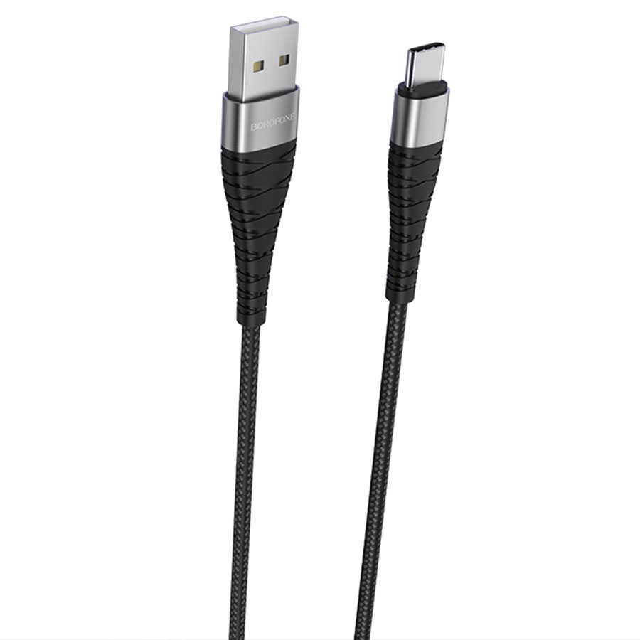 Кабель USB BOROFONE BX32 Munificent USB - Type-C, 3A, 1 м, черный фото