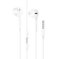 Проводные наушники HOCO M101 Crystal, Jack 3.5mm, 1.2 м, белый фото