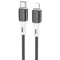 Кабель USB-C BOROFONE BX79 Type-C - Lightning, 20W, 1 м, черный фото