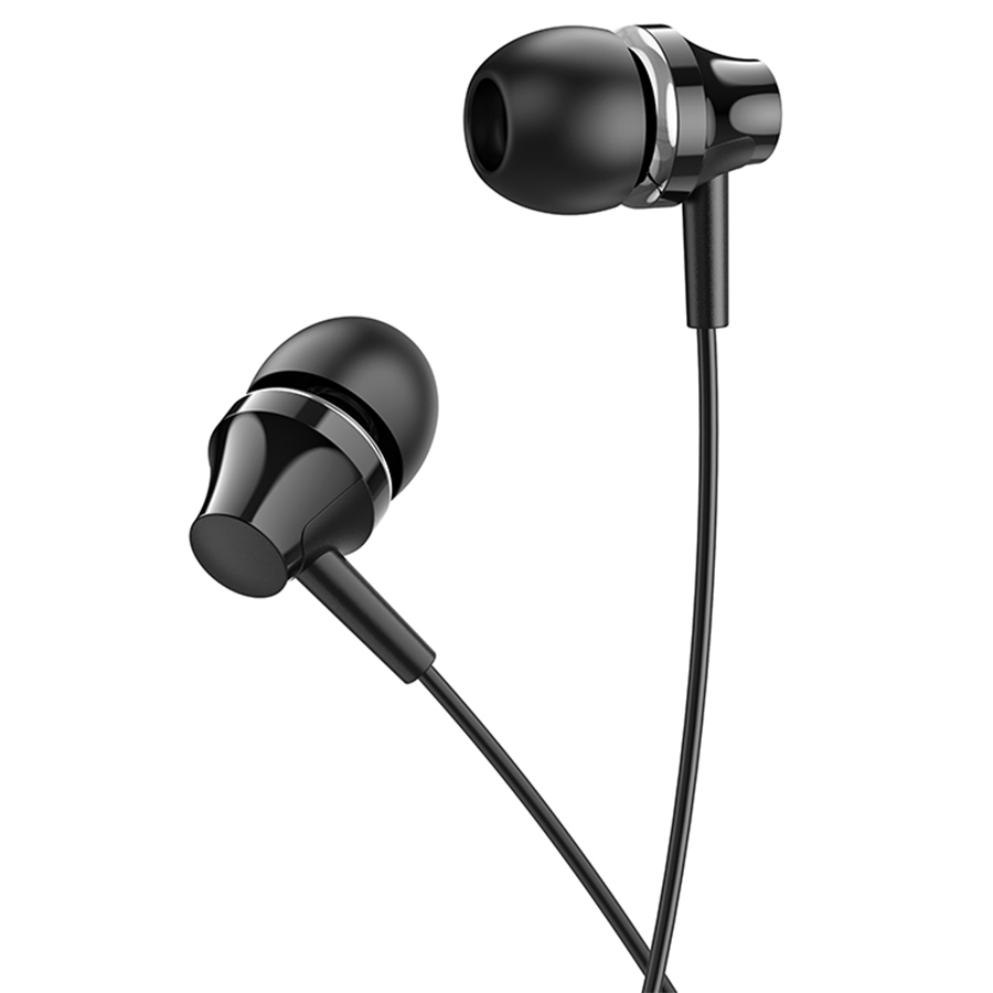 Проводные наушники BOROFONE BM74 Singer, Jack 3.5mm, 1.2 м, черный фото