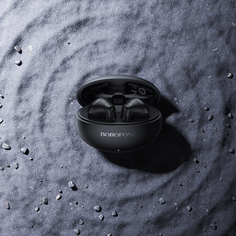 Беспроводные наушники TWS BOROFONE FQ12 Nice, Bluetooth 5.4, черный фото