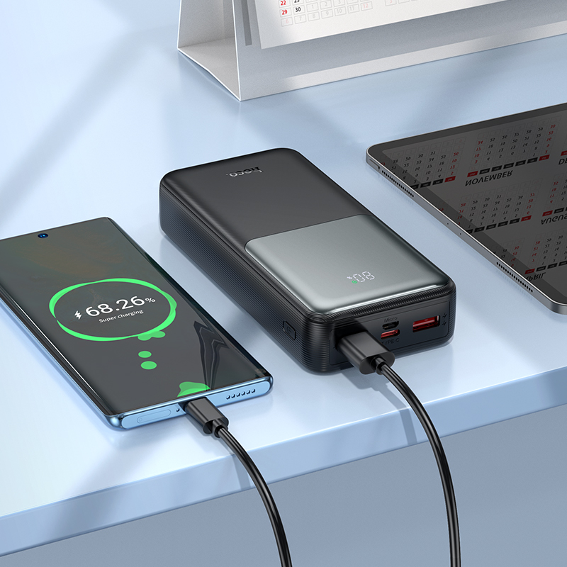 Портативный аккумулятор HOCO J136A Sirui, 22.5W, 20000 мА⋅ч, черный фото