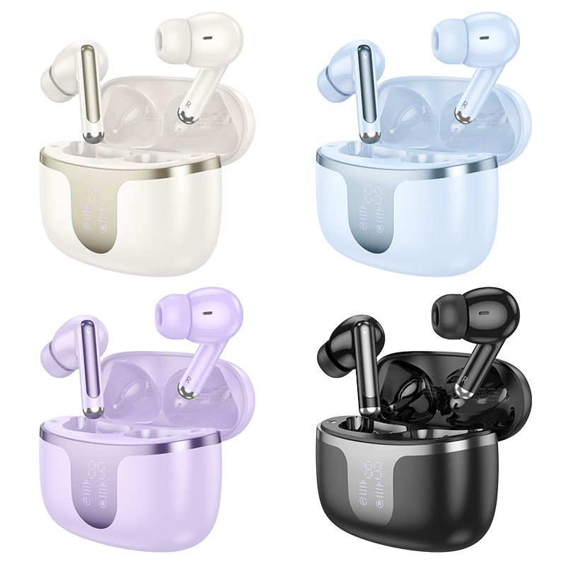 Беспроводные наушники TWS HOCO EQ10 Harmony, Bluetooth 5.3, белый фото