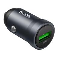 Автомобильное зарядное устройство HOCO Z62 Energy, 1xUSB, 18W, серый металлик фото