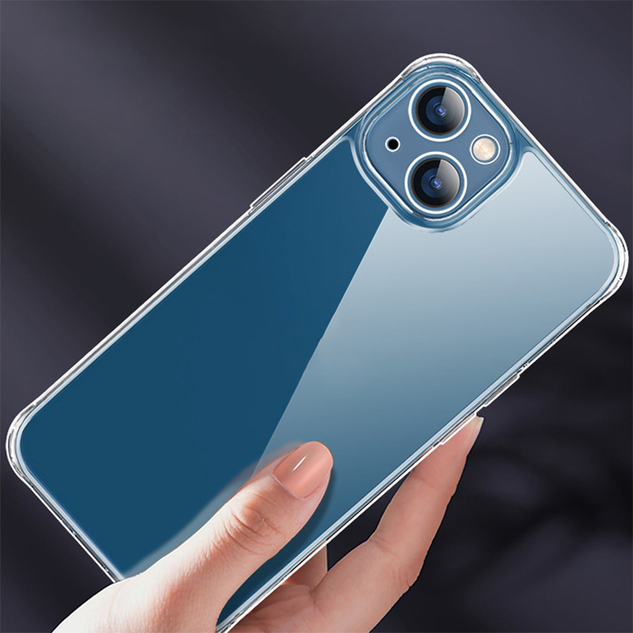 Чехол Clear Case силиконовый с защитой камеры для iPhone 15 6.1", прозрачный фото