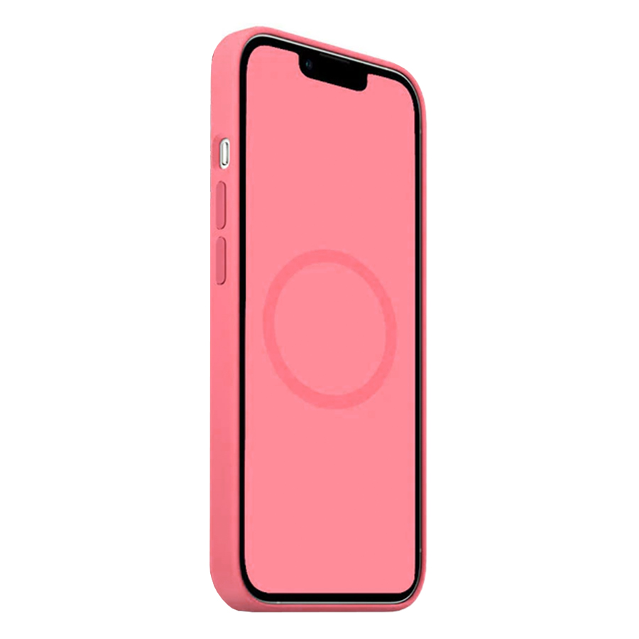 Чехол Silicone Case with MagSafe и Анимация цвета для iPhone 15 Pro Max 6.7", розовый (12) фото