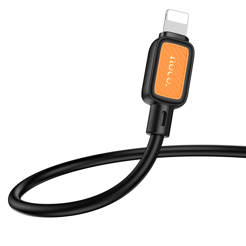 Кабель USB HOCO X108 Benefit USB - Lightning, 2.4А, 1 м, черный фото