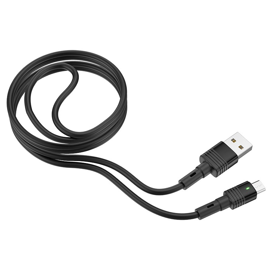 Кабель USB HOCO U82 Cool USB - MicroUSB, 2.4А, 1.2 м, черный оптом недорого с доставкой Кабель USB HOCO U82 Cool USB - MicroUSB, 2.4А, 1.2 м, черный фото