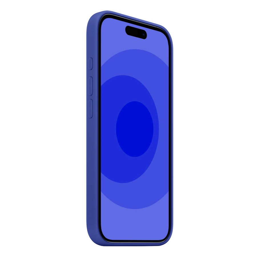 Чехол Silicone Case with MagSafe и Анимация цвета для iPhone 16 Pro (6.3"), синий (6) фото