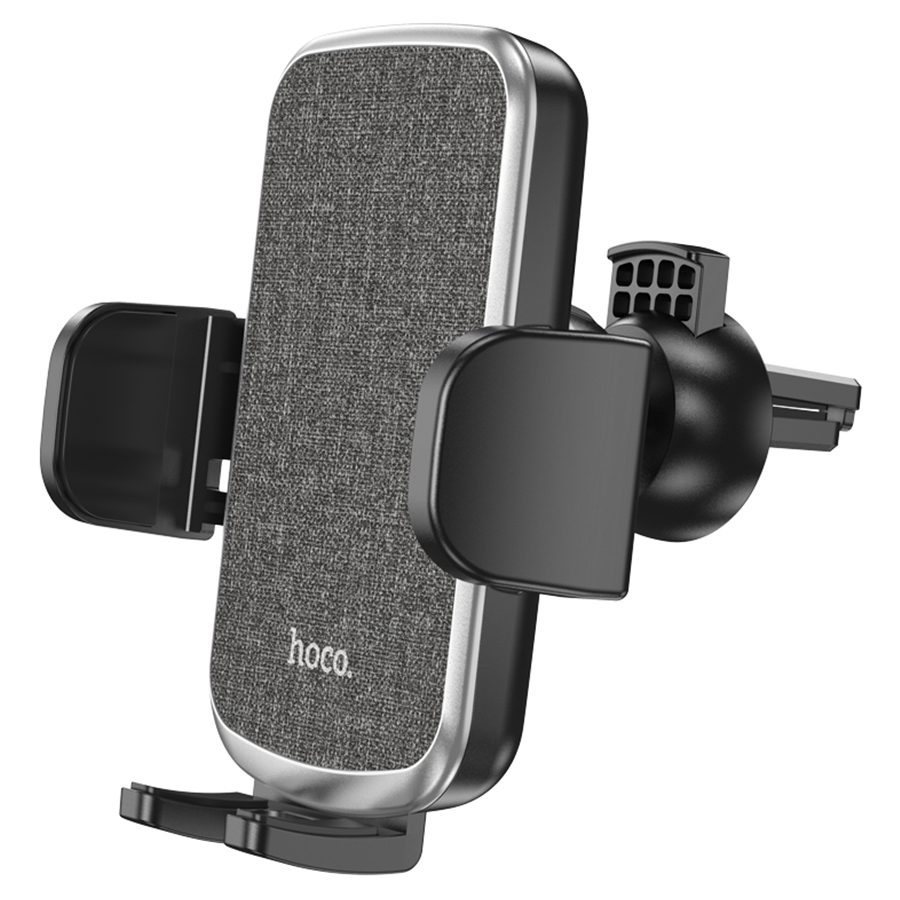 Автомобильный держатель HOCO CA94 Polaris, зажимной, на воздуховод, черный фото