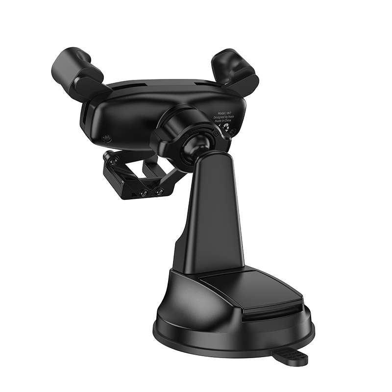 Автомобильный держатель HOCO H67 Gamble , зажимной, на приборную панель, черный фото