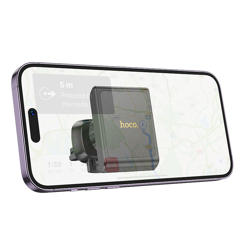 Автомобильный держатель HOCO H44 Precious, магнитный, на воздуховод, черный фото