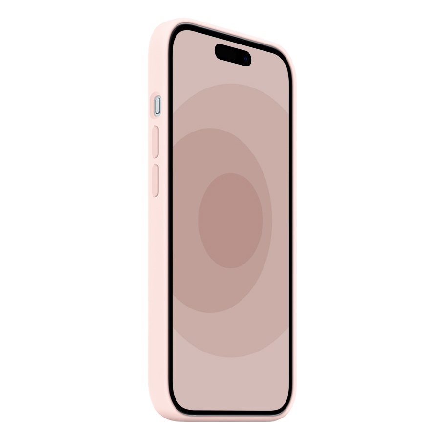 Чехол Silicone Case with MagSafe и Анимация цвета для iPhone 15 6.1", светло-розовый Light Pink (6) фото