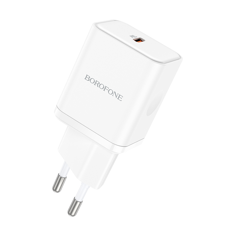 Сетевое зарядное устройство BOROFONE BN6 Field 1xUSB-C, 20W, белый фото