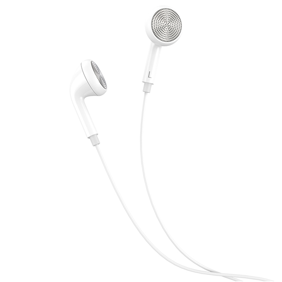 Проводные наушники HOCO M73 Joan, Jack 3.5mm, 1.2 м, белый фото