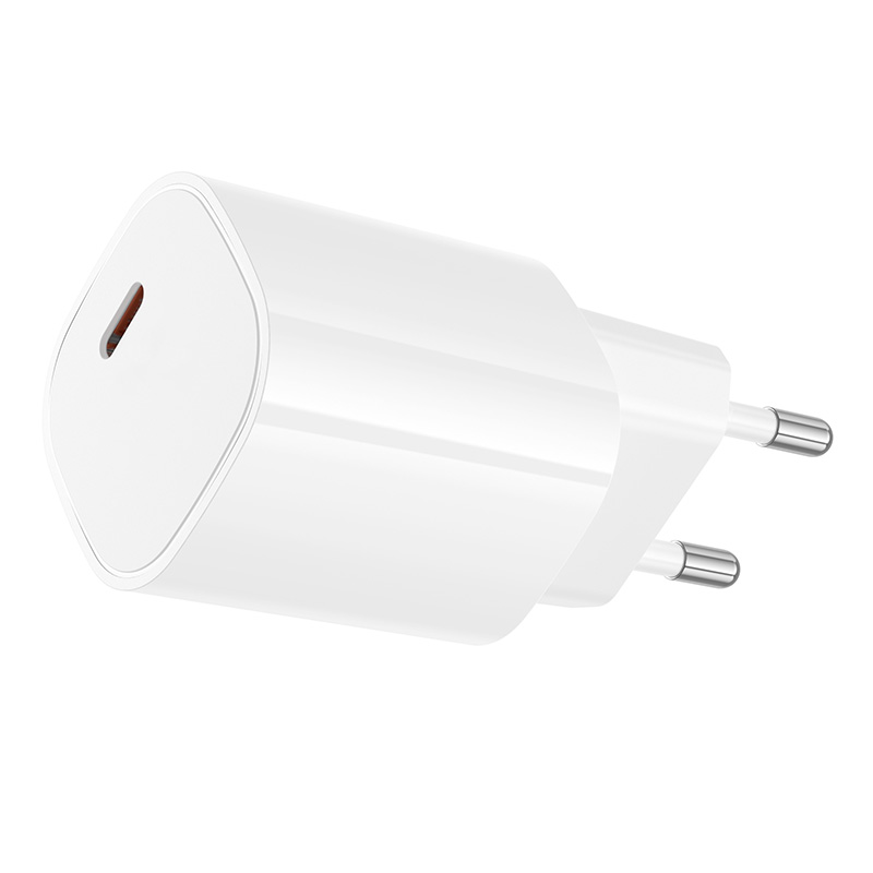 Сетевое зарядное устройство BOROFONE BA103A Pudding 1xUSB-C, 20W, белый фото