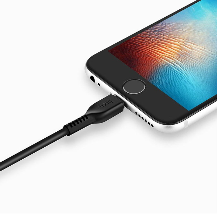 Кабель USB HOCO X20 Flash USB - Lightning, 2.4А, 3 м, черный фото