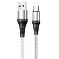 Кабель USB HOCO X50 Excellent USB - Type-C, 2.4А, 1 м, серый фото