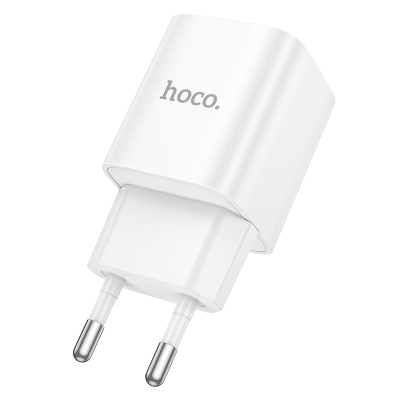 Сетевое зарядное устройство HOCO C145A Charm 1xUSB, 18W, белый фото