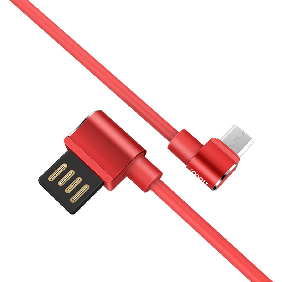 Кабель USB HOCO U37 Long roam USB - MicroUSB, 2.4А, 1.2 м, красный оптом недорого с доставкой Кабель USB HOCO U37 Long roam USB - MicroUSB, 2.4А, 1.2 м, красный фото