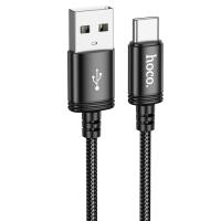 Кабель USB HOCO X89 Wind USB - Type-C, 3A, 1 м, черный фото