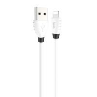 Кабель USB HOCO X27 Excellent USB - Lightning, 2.4А, 1.2 м, белый фото