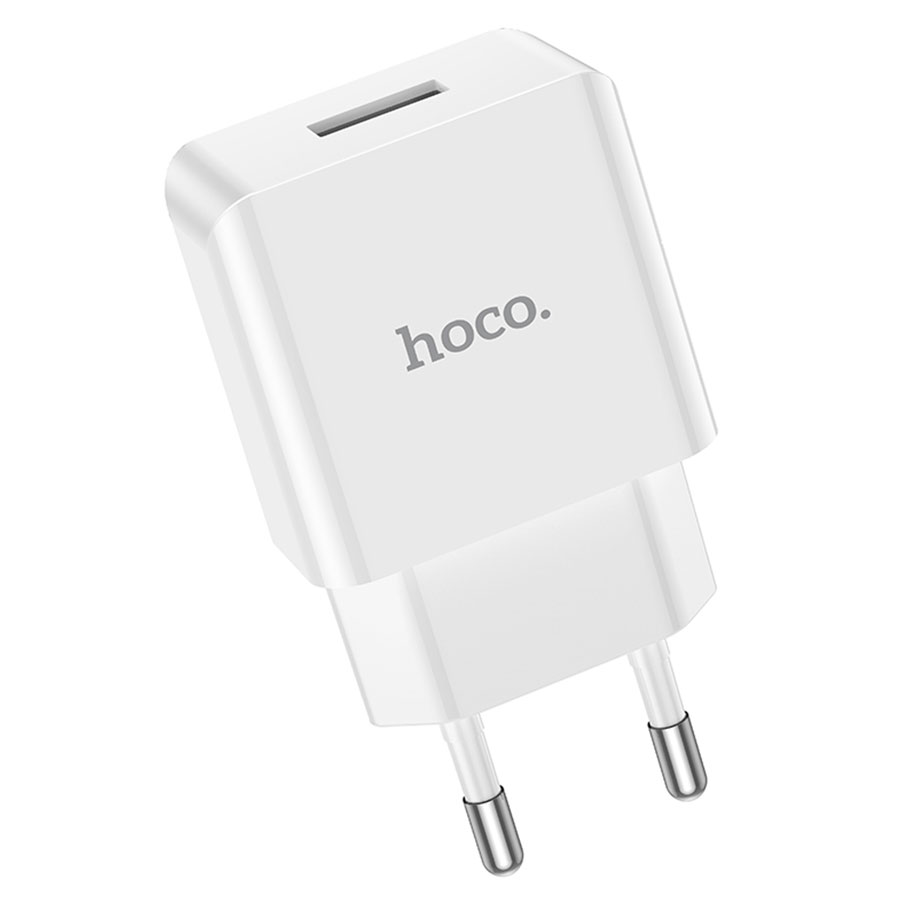 Сетевое зарядное устройство HOCO C106A 1xUSB, 2.1A, 10.5W, белый фото