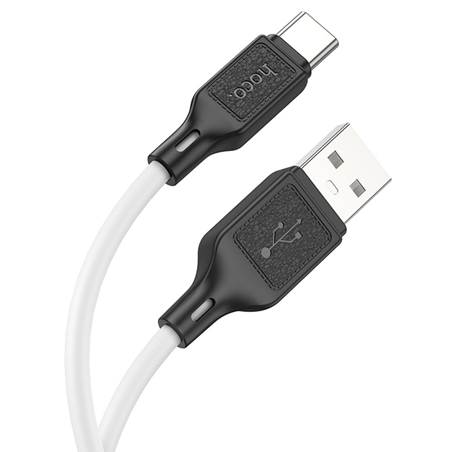Кабель USB HOCO X90 Cool USB - Type-C, 2.4А, 1 м, белый фото