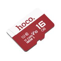 Карта памяти microSD HOCO TF high speed, 16GB, красный фото