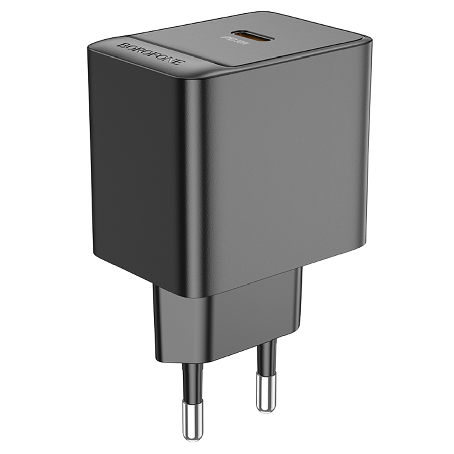 Сетевое зарядное устройство BOROFONE BAS15A Erudite 1xUSB-C, 30W, черный фото
