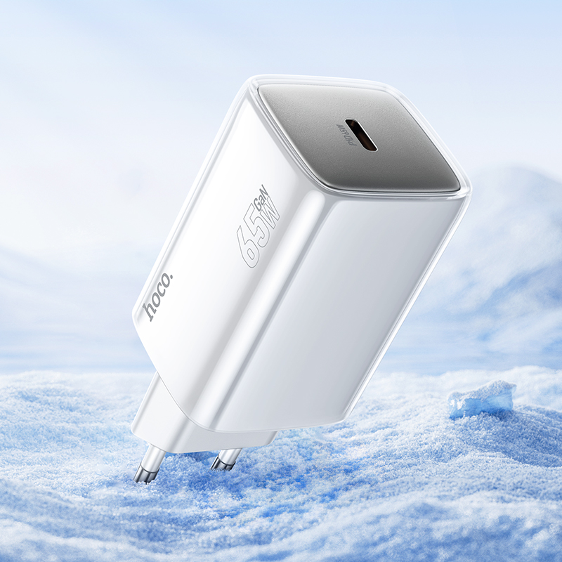 Сетевое зарядное устройство HOCO N48 Glorious 1xUSB-C, 65W, белый фото