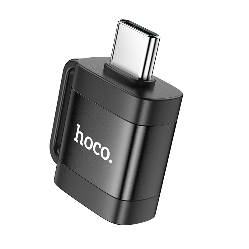 Переходник/Адаптер HOCO UA31C Type-C (m) - USB (f), черный фото